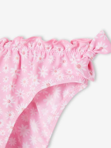 Maillot de bain 2 pièces marguerites fille rose 4 - vertbaudet enfant 