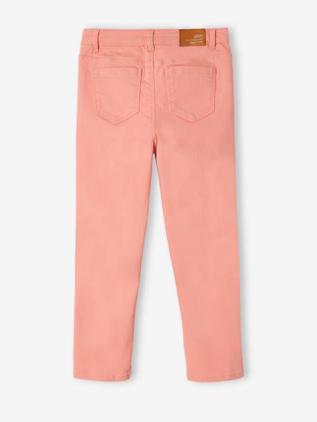 Pantalon Mom MorphologiK Fin fille écru+encre+pêche+rose poudré+vert sapin 14 - vertbaudet enfant 