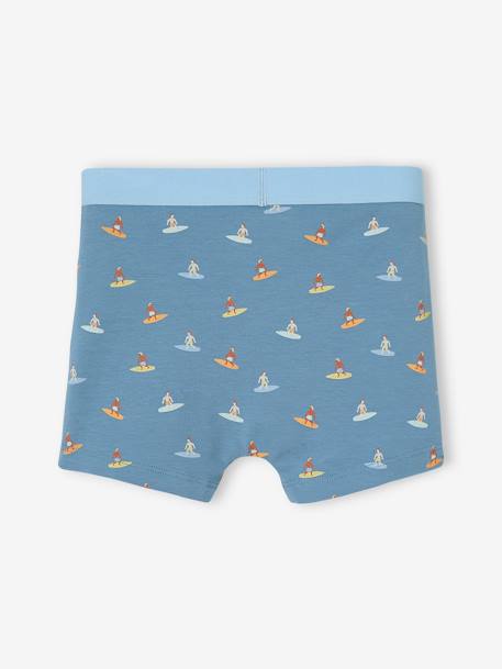 Lot de 5 boxers stretch garçon 'surf' jaune pâle 7 - vertbaudet enfant 