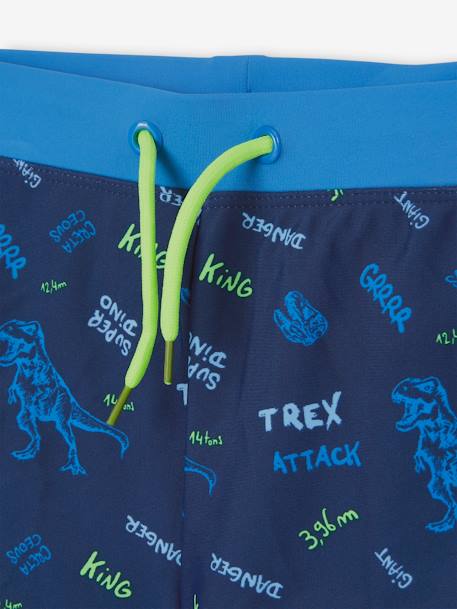 Boxer de bain imprimé dinosaures garçon marine 3 - vertbaudet enfant 