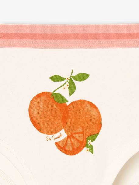 Lot de 5 shorties fruits fille pêche 8 - vertbaudet enfant 