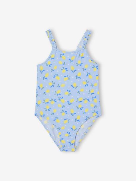 Fille-Maillot de bain-Maillot une pièce-Maillot de bain 1 pièce imprimé citrons fille