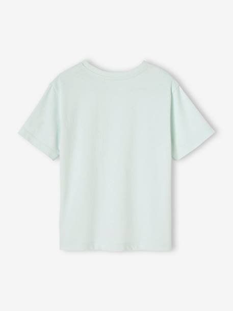 Tee-shirt motif garçon menthe 2 - vertbaudet enfant 