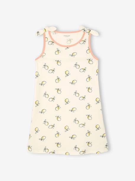 Fille-Pyjama, surpyjama-Chemise de nuit fille citrons