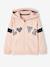 Sweat zippé à capuche sport 'Love'  fille marine+rose dragée 4 - vertbaudet enfant 