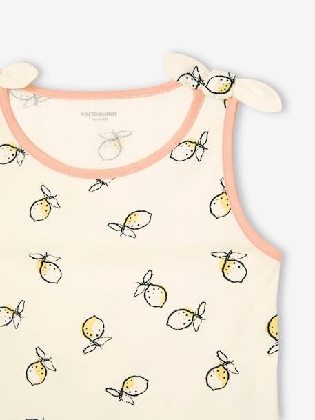 Chemise de nuit fille citrons écru 3 - vertbaudet enfant 