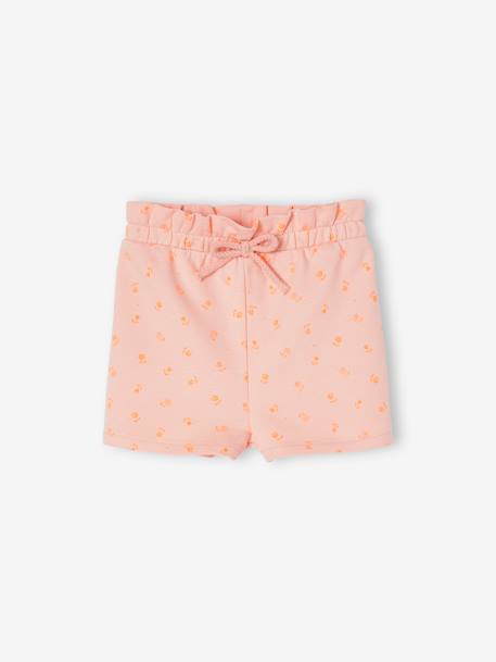 Short bébé en molleton rose pâle 1 - vertbaudet enfant 