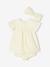 Ensemble 3 pièces Bébé : robe + bloomer + bandeau jaune pastel 5 - vertbaudet enfant 