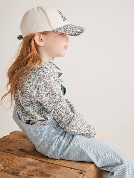 Blouse imprimée fleurs fille blush+écru+rose+vert d'eau+vert sapin 10 - vertbaudet enfant 