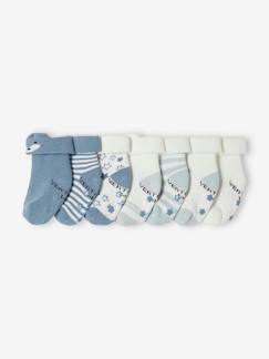 -Lot de 7 paires de chaussettes "étoiles et renard" bébé  BASICS