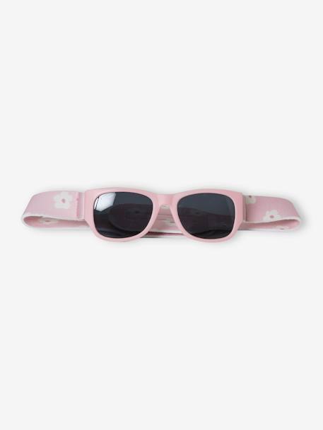 Lunettes de soleil bébé fille à fleurs rose 2 - vertbaudet enfant 