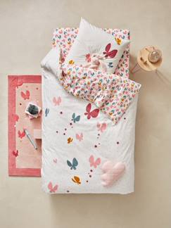 Linge de maison et décoration-Linge de lit enfant-Parure housse de couette + taie d'oreiller enfant ENVOLEE