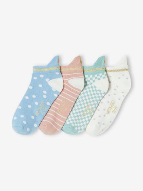 VERTBAUDET Lot de 7 paires de mi-chaussettes fille lurex lot brique 23-26  Lot brique - Cdiscount Prêt-à-Porter