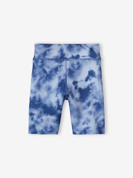 Short technique fille imprimé tie & dye bleu 2 - vertbaudet enfant 