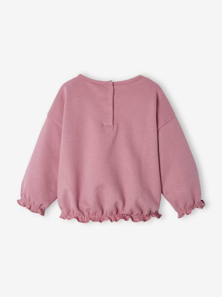 Sweat imprimé bébé mauve 5 - vertbaudet enfant 