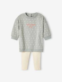 Ensemble robe + legging bébé personnalisable  - vertbaudet enfant