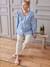 Blouse effet denim grossesse et allaitement imprimé fleurs double stone 1 - vertbaudet enfant 