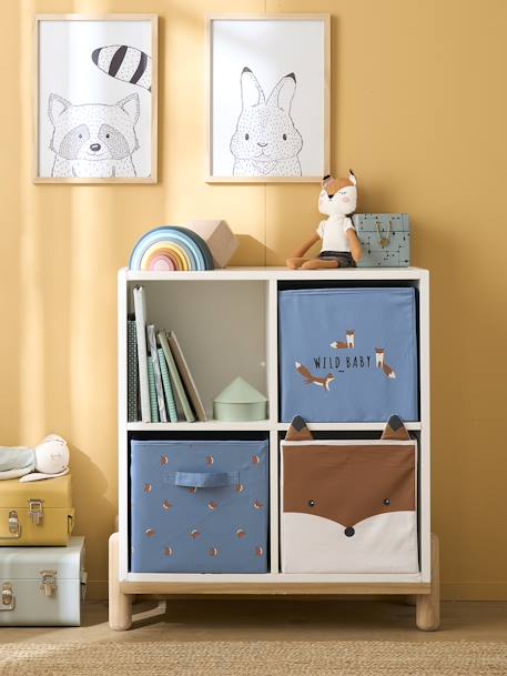 Lot de 3 bacs de rangement Renard Baby Fox lot bleu 1 - vertbaudet enfant 