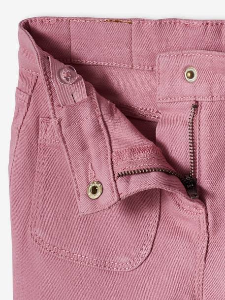 Short brodé fleurs irisée fille lichen+mauve 11 - vertbaudet enfant 