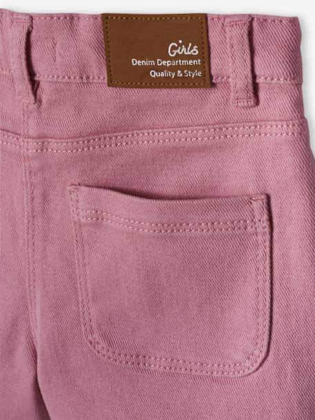 Short brodé fleurs irisée fille lichen+mauve 13 - vertbaudet enfant 