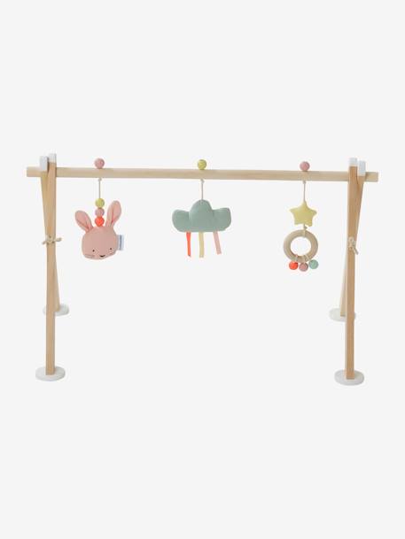 Portique d'éveil pliable en bois FSC® multicolore 7 - vertbaudet enfant 