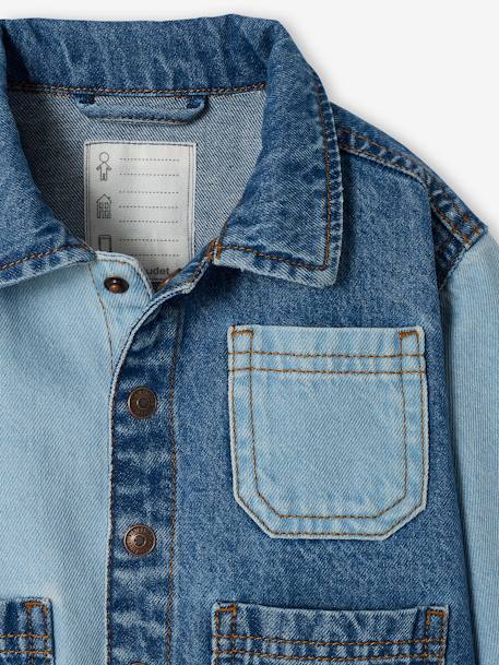 Veste en denim contrasté bébé stone 5 - vertbaudet enfant 