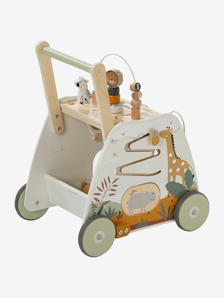 Chariot de marche multi-activités Tanzanie en bois FSC® vert 6 - vertbaudet enfant 