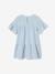 Robe en gaze de coton fille abricot poudré+bleu ciel 12 - vertbaudet enfant 