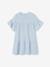 Robe en gaze de coton fille bleu ciel 2 - vertbaudet enfant 