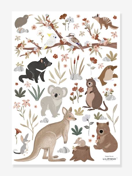 Stickers Animaux d'Australie Lilydale LILIPINSO gris 1 - vertbaudet enfant 