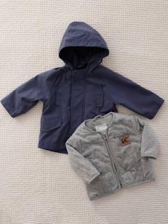 Parka 3 en 1 bébé avec blouson amovible en molleton  - vertbaudet enfant