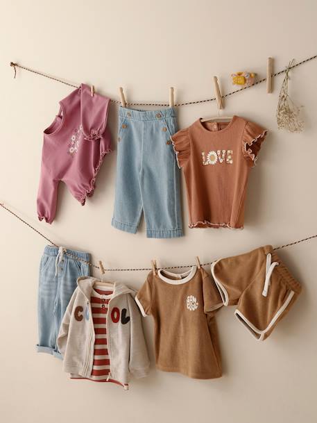 Sweat imprimé bébé mauve 11 - vertbaudet enfant 