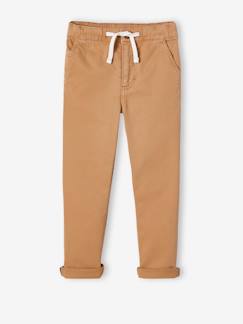 -Pantalon esprit chino facile à enfiler garçon