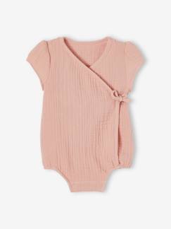 Body bébé personnalisable en gaze de coton ouverture naissance  - vertbaudet enfant