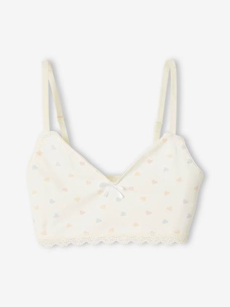 Lot de 2 brassières coeurs fille lilas 3 - vertbaudet enfant 