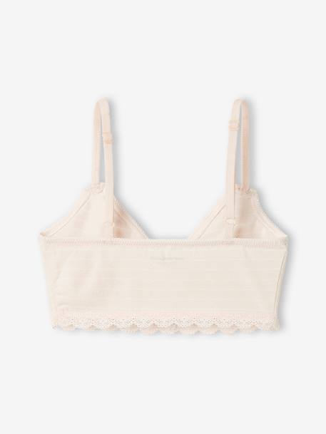 Lot de 2 brassières coeurs fille lilas 4 - vertbaudet enfant 