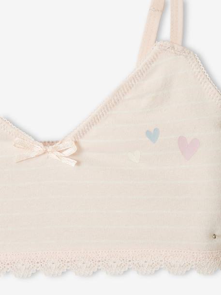 Lot de 2 brassières coeurs fille lilas 5 - vertbaudet enfant 