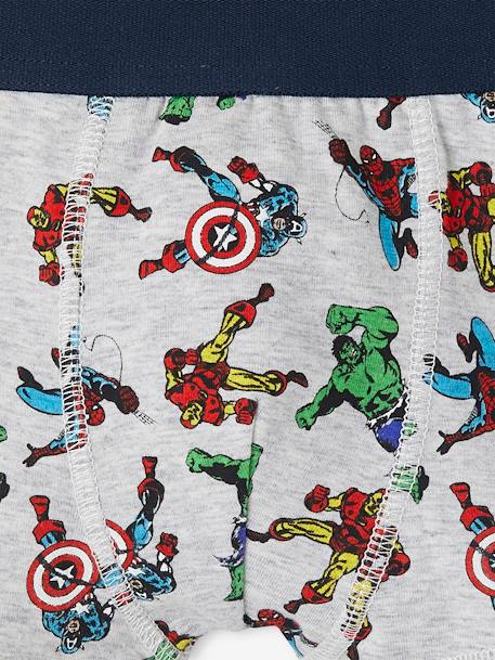 Lot de 3 boxers garçon Marvel® Avengers marine 7 - vertbaudet enfant 