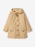 Trench à capuche mi-saison fille beige+kaki 2 - vertbaudet enfant 