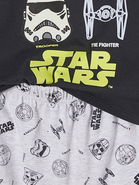 Pyjashort garçon Star Wars® imprimé phosphorescent noir 3 - vertbaudet enfant 