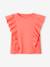 T-shirt à volants fille corail+pêche+vert sauge 1 - vertbaudet enfant 