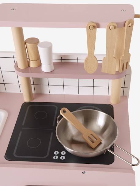 Cuisinette design en bois FSC® caramel+rose+vert 11 - vertbaudet enfant 