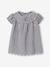 Robe vichy bébé avec smocks gris 1 - vertbaudet enfant 