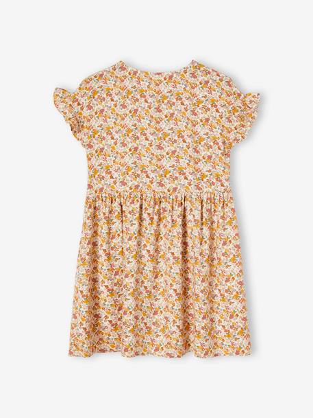 Robe boutonnée à fleurs fille bleu+bleu azur+écru+marine 11 - vertbaudet enfant 