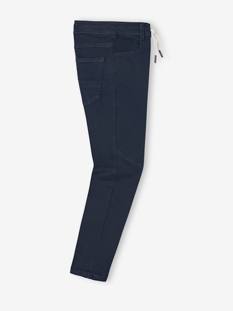 Pantalon slim couleur facile à enfiler garçon BEIGE+bleu nuit 11 - vertbaudet enfant 