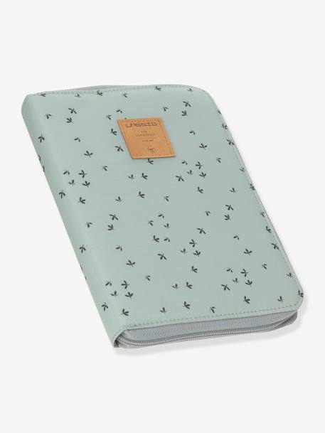 Pochette carnet de santé LÄSSIG Floral menthe+Rayures rose+Universe anthracite 1 - vertbaudet enfant 