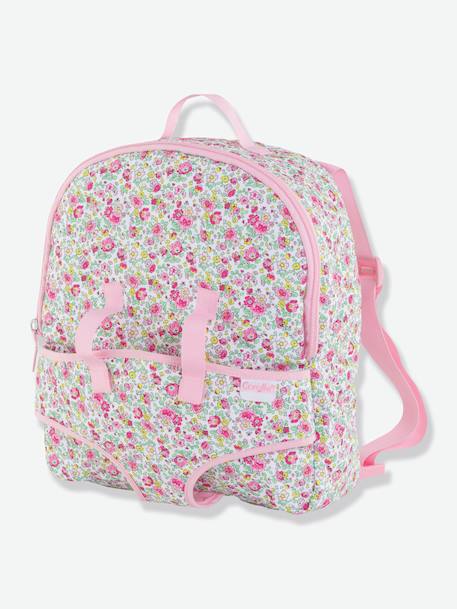 Sac à dos porte poupon - COROLLE rose bonbon 1 - vertbaudet enfant 