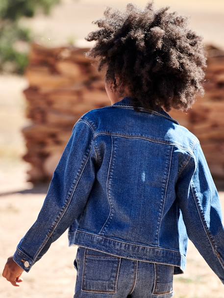 Veste en jean personnalisable fille double stone+stone 21 - vertbaudet enfant 