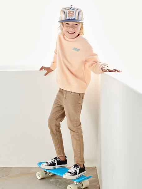 Slim couleur MorphologiK FIN garçon beige+bleu ardoise+bleu ciel+chocolat+kaki+vert de gris 5 - vertbaudet enfant 