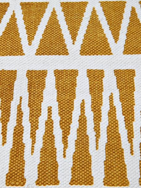 Tapis rectangle imprimé graphique jaune imprimé 5 - vertbaudet enfant 